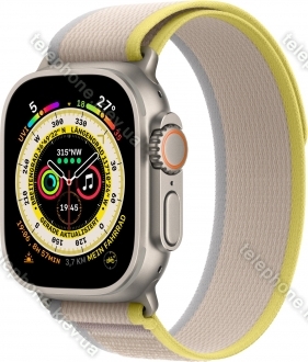 Apple Watch Ultra with Trail Loop M/L yellow/beige 
