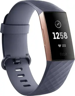 Fitbit Charge 3 activity tracker blue-grey/aluminium/rose gold