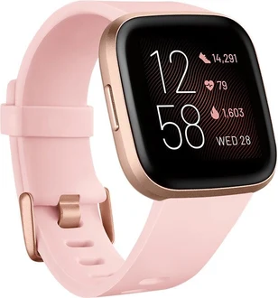 Fitbit Versa 2 activity tracker petal/copper rose aluminium