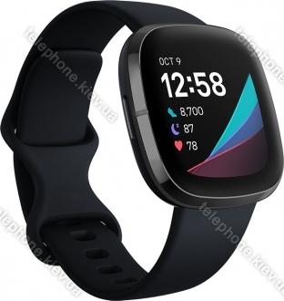 Fitbit scythe activity tracker carbon/graphite 