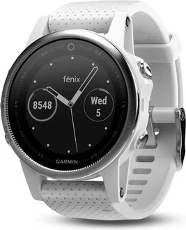 Garmin Fenix 5S silver/white