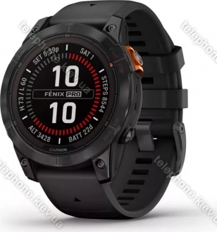 Garmin Fenix 7 Pro solar black/slate grey 