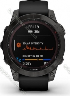 Garmin Fenix 7 Sapphire solar silver/black 