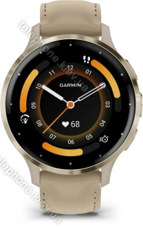 Garmin Venu 3S Soft gold/french grey leather 