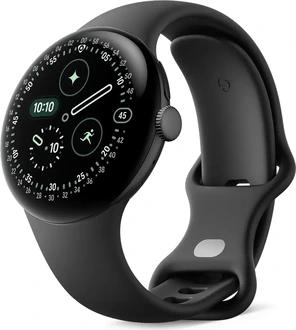 Google pixel Watch 4 (LTE) 41mm Matte Black with sport wristlet Obsidian