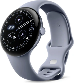 Google pixel Watch 4 (LTE) 45mm Satin Moonstone with sport wristlet Moonstone