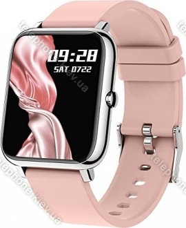 KALINCO Smartwatch silver/pink 