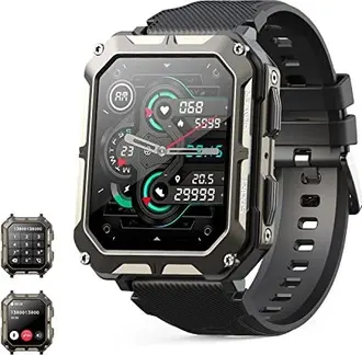 MIGOUFIT Smartwatch men 1.83" black