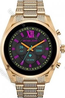 Michael Kors Smartwatch Gen 6 Bradshaw Pavé gold with link bracelet gold 