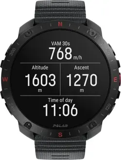 Polar Grit X2 Pro with H10 heart rate-sensor night black