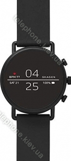 Skagen Connected Falster 2 black with silicone bracelet black 