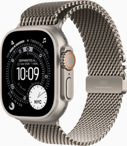 Apple Watch Ultra 3 natural with Milainaise-Wristlet Medium natural