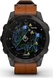 Garmin epix 2 Sapphire black titanium/chestnut leather