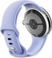 Google pixel Watch 4 (LTE) 41mm polished Silver with sport wristlet Iris