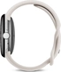 Google pixel Watch 4 (LTE) 41mm polished Silver with sport wristlet Porcelain