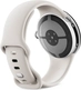 Google pixel Watch 4 (LTE) 41mm polished Silver with sport wristlet Porcelain