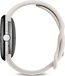 Google pixel Watch 4 (Wi-Fi) 41mm polished Silver with sport wristlet Porcelain
