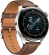 Huawei Watch 3 Classic silver with leather bracelet brown 