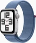 Apple Watch SE (2022) (GPS) 40mm silver with Sports Loop winterblau