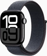 Apple Watch Series 10 (GPS) 42mm aluminium diamond black with Sports Loop ink