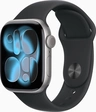 Apple Watch Series 11 (GPS) 42mm aluminium space grey with sport wristlet M/L black