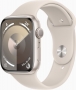 Apple Watch Series 9 (GPS) 45mm aluminium Polarstern with sport wristlet S/M Polarstern (MR963QF)