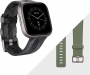 Fitbit Versa 2 Special Edition activity tracker smoke woven/mist grey aluminium (FB507GYGY)