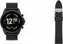 Fossil Gen 6 Smartwatch 44mm Black Stainless Steel Mesh (FTW4066)