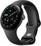 Google pixel Watch 4 (Wi-Fi) 41mm Matte Black with sport wristlet Obsidian