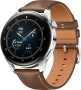 Huawei Watch 3 Classic silver with leather bracelet brown (55026819)