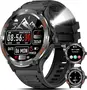 Marsyu Smartwatch men military 1.53" black