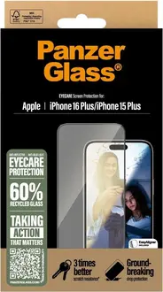 PanzerGlass Eyecare Screen Protector ultra wide Fit для Apple iPhone 16 Plus