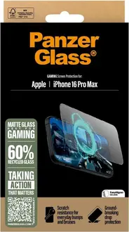 PanzerGlass Gaming Screen Protector ultra wide Fit для Apple iPhone 16 Pro Max