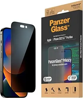 PanzerGlass ultra wide Fit Privacy with EasyAligner для Apple iPhone 14 Pro Max