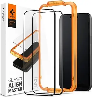 Spigen Screen Protector glass.tR AlignMaster для Apple iPhone 15 Pro