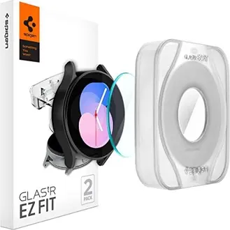 Spigen glass.tR EZ Fit Screen Protector для Samsung Galaxy Watch 4 (40mm), 2-pack