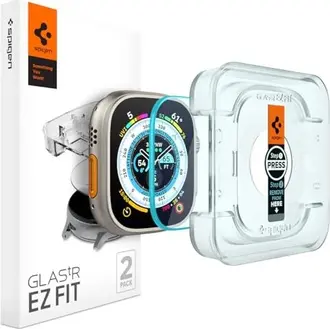 Spigen glass.tR EZ Fit Screen Protector для Apple Watch (49mm), 2-pack