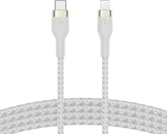 Belkin BoostCharge Pro Flex USB-C/Lightning cable 1.0m white
