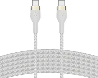 Belkin BoostCharge Pro Flex USB-C/USB-C cable 3.0m white