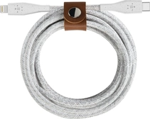 Belkin BoostCharge USB-C to Lightning кабель with strap 1.2m white