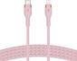 Belkin BoostCharge Pro Flex USB-C/Lightning кабель 2.0m pink