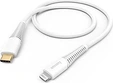 Hama quick charging-/data кабель USB-C/Lightning 1.5m white