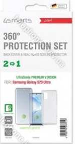 4smarts 360° Premium Protection set UltraSonix for Samsung Galaxy S20 Ultra black 