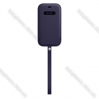 Apple iPhone 12/12 Pro Leather Sleeve with MagSafe Deep Violet 