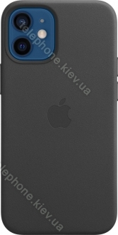 Apple iPhone 12 Mini Leather Case with MagSafe Black 