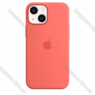 Apple iPhone 13 Mini Silicone Case with MagSafe Pink Pomelo 