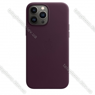 Apple iPhone 13 Pro Max Leather Case with MagSafe Dark Cherry 