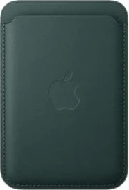 Apple iPhone Feingewebe wallet with MagSafe dark green