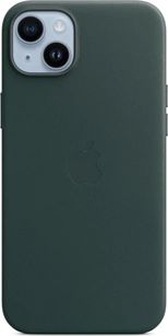 Apple leather case with MagSafe для iPhone 14 Plus forest зеленый