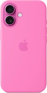 Apple silicone case with MagSafe для iPhone 16 peony